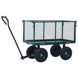 NNEVL Garden Hand Trolley Green 350 kg