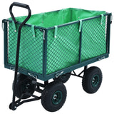 NNEVL Garden Hand Trolley Green 350 kg