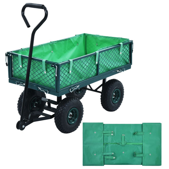 NNEVL Garden Cart Liner Green Fabric