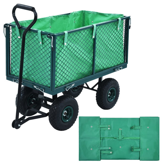NNEVL Garden Cart Liner Green Fabric