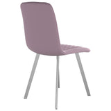 NNEVL Dining Chairs 2 pcs Pink Velvet
