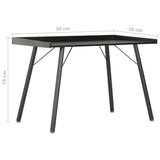 NNEVL Desk Black 90x50x79 cm