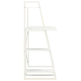 NNEVL Desk with Shelving Unit White 102x50x117 cm