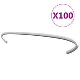 NNEVL Gabion Hooks 100 pcs Galvanised Steel 20 cm