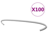 NNEVL Gabion Hooks 100 pcs Galvanised Steel 30 cm