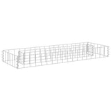 NNEVL Gabion Raised Bed Galvanised Steel 90x30x10 cm