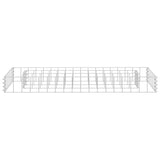 NNEVL Gabion Raised Bed Galvanised Steel 90x30x10 cm