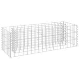 NNEVL Gabion Raised Bed Galvanised Steel 90x30x30 cm