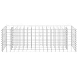NNEVL Gabion Raised Bed Galvanised Steel 90x30x30 cm