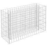 NNEVL Gabion Raised Bed Galvanised Steel 90x30x60 cm