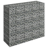 NNEVL Gabion Raised Bed Galvanised Steel 90x30x90 cm