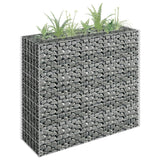 NNEVL Gabion Raised Bed Galvanised Steel 90x30x90 cm