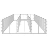 NNEVL Gabion Raised Bed Galvanised Steel 180x30x10 cm