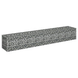 NNEVL Gabion Raised Bed Galvanised Steel 180x30x30 cm