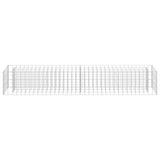 NNEVL Gabion Raised Bed Galvanised Steel 180x30x30 cm