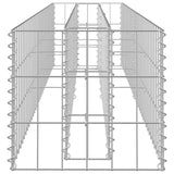 NNEVL Gabion Raised Bed Galvanised Steel 180x30x30 cm