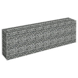 NNEVL Gabion Raised Bed Galvanised Steel 180x30x60 cm