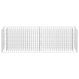 NNEVL Gabion Raised Bed Galvanised Steel 180x30x60 cm