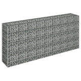 NNEVL Gabion Raised Bed Galvanised Steel 180x30x90 cm