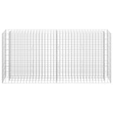 NNEVL Gabion Raised Bed Galvanised Steel 180x30x90 cm