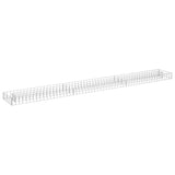 NNEVL Gabion Raised Bed Galvanised Steel 270x30x10 cm