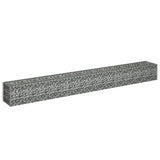 NNEVL Gabion Raised Bed Galvanised Steel 270x30x30 cm