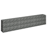 NNEVL Gabion Raised Bed Galvanised Steel 270x30x60 cm