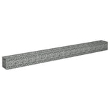 NNEVL Gabion Raised Bed Galvanised Steel 360x30x30 cm