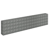 NNEVL Gabion Raised Bed Galvanised Steel 360x30x90 cm