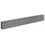 NNEVL Gabion Raised Bed Galvanised Steel 450x30x60 cm