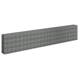 NNEVL Gabion Raised Bed Galvanised Steel 450x30x90 cm