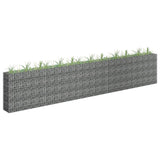 NNEVL Gabion Raised Bed Galvanised Steel 450x30x90 cm
