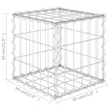 NNEVL Cube Gabion Raised Bed Steel Wire 30x30x30 cm