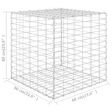 NNEVL Cube Gabion Raised Bed Steel Wire 60x60x60 cm