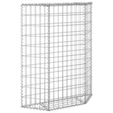 NNEVL Trapezium Gabion Raised Bed Galvanised Steel 100x20x100 cm
