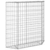 NNEVL Trapezium Gabion Raised Bed Galvanised Steel 100x20x100 cm