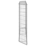 NNEVL Trapezium Gabion Raised Bed Galvanised Steel 150x20x100 cm