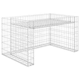 NNEVL Lawn Mower Garage with Raised Bed 110x80x60 cm Steel Wire