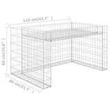 NNEVL Lawn Mower Garage with Raised Bed 110x80x60 cm Steel Wire