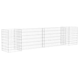 NNEVL H-Shaped Gabion Planter Steel Wire 260x40x60 cm