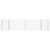 NNEVL H-Shaped Gabion Planter Steel Wire 260x40x60 cm