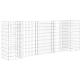 NNEVL H-Shaped Gabion Planter Steel Wire 260x40x100 cm