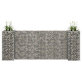 NNEVL H-Shaped Gabion Planter Steel Wire 260x40x100 cm