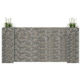 NNEVL H-Shaped Gabion Planter Steel Wire 260x40x120 cm