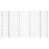NNEVL H-Shaped Gabion Planter Steel Wire 260x40x150 cm
