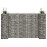 NNEVL H-Shaped Gabion Planter Steel Wire 260x40x150 cm