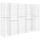 NNEVL H-Shaped Gabion Planter Steel Wire 260x40x200 cm