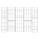 NNEVL H-Shaped Gabion Planter Steel Wire 260x40x200 cm