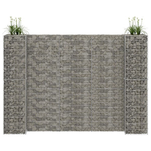 NNEVL H-Shaped Gabion Planter Steel Wire 260x40x200 cm