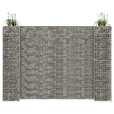 NNEVL H-Shaped Gabion Planter Steel Wire 260x40x200 cm